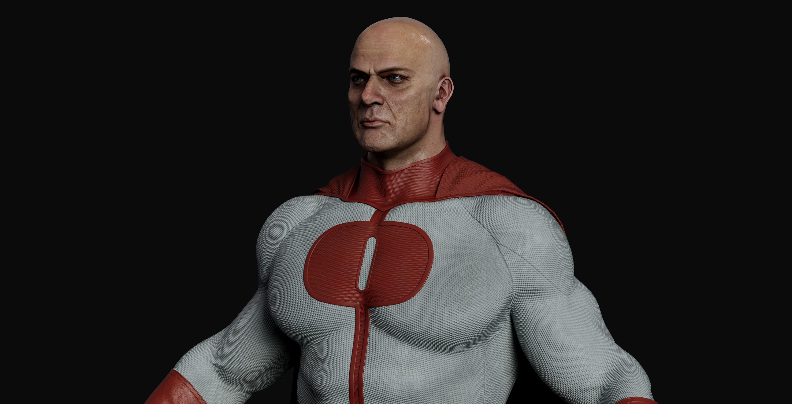 Current character project — texture work in progress by Clay Moreira